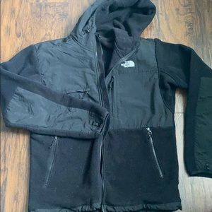 NORTHFACE hooded fleece jacket